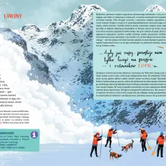 Zimowe Tatry od strony słowackiej. Ratownicy TOPR z psem lawinowym w akcji ratunkowej.