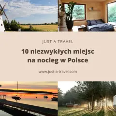 Szukasz niezwykłych miejsc, gdzie szukać noclegów w Polsce? Zobacz 10 inspiracji: od młyna, przez domki w lesie, po pływające domy.